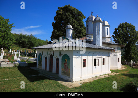 Chiesa Biserica Parohiala a Vranesti, Valacchia, Romania Foto Stock