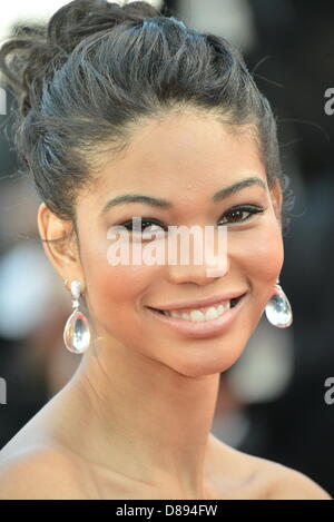 Chanel Iman assiste la Premiere / tappeto rosso dietro il candelabro , al 66 Cannes Film Festival di Cannes , Francia , a Maggio 21th, 2013 Foto Stock