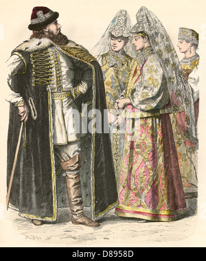 Tipi razziali - Russia - aristocratici Foto Stock