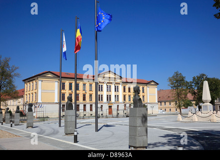 Università il 1 dicembre 1918. Nella storica fortezza, Alba Iulia, Transilvania, Romania Foto Stock