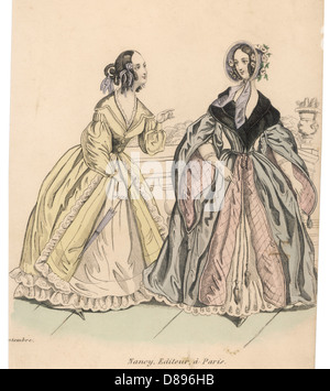 Parigi Fashions - 1840 Foto Stock