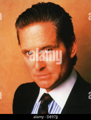 WALL STREET 1987 XX Century Fox film con Michael Douglas come Gordon Gekko Foto Stock