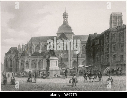 SCENA DI DIEPPE STREET Foto Stock