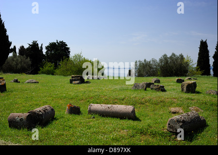 L'Italia, lazio, Bolsena, antica città romana di Volsinii, Poggio Moscini area archeologica Foto Stock