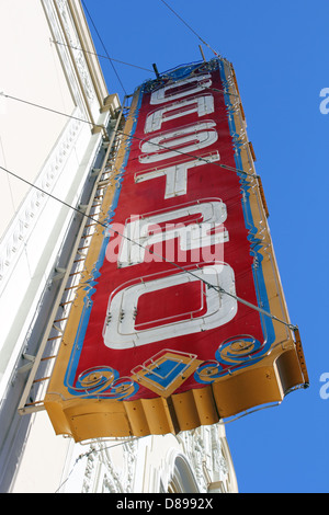 Il Castro Theatre, 429 Castro Street di San Francisco, California, Stati Uniti d'America Foto Stock