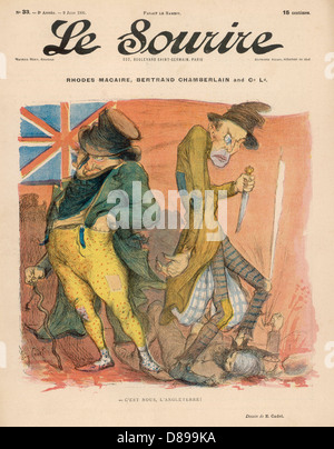 PROPAGANDA ANTI-BRITANNICA Foto Stock