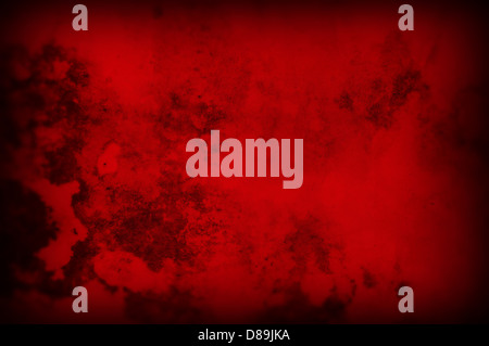 Stagionale di Natale sfondo rosso carta testurizzata grungy elemento di design. Foto Stock