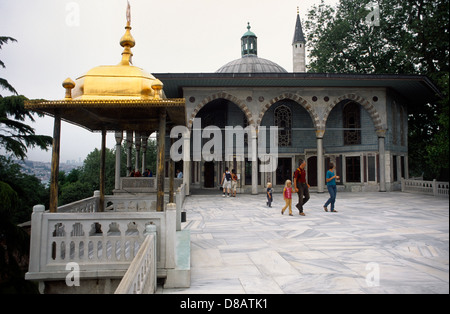 Istanbul Turchia Topkapi Palace Museum quarto cortile dorato Iftar Pergola e Baghdad Pavilion Foto Stock