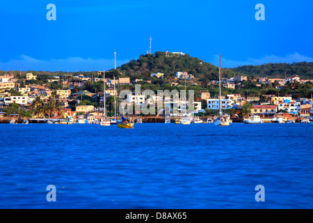 Puerto Baquerizo Moreno su San Cristobal Island Foto Stock