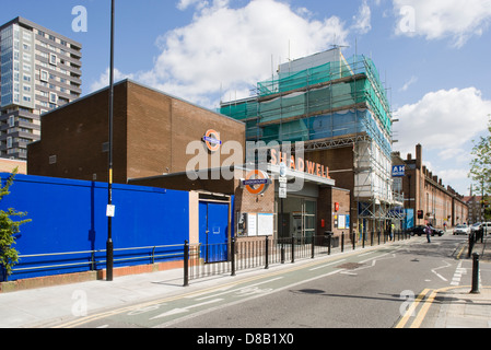 London Overground East London Railway Shadwell Station Foto Stock