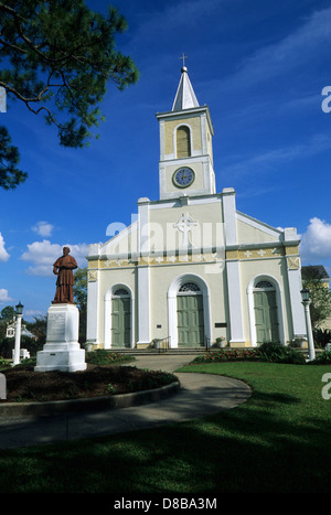 Elk283-4074v Louisiana Cajun Country, St Martinville, St Martin de Tours della Chiesa Cattolica, 1844 Foto Stock