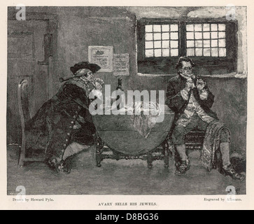 Avery vende i suoi gioielli Foto Stock