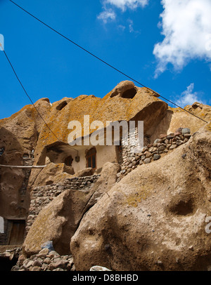 Kandovan village a Tabriz, Iran Foto Stock