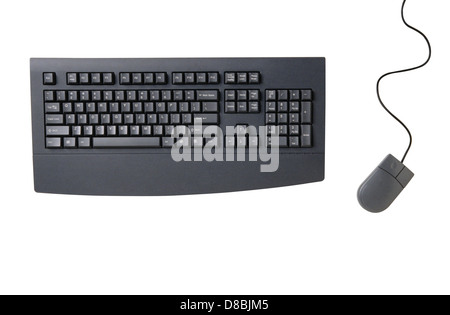 Tastiera e mouse Foto Stock