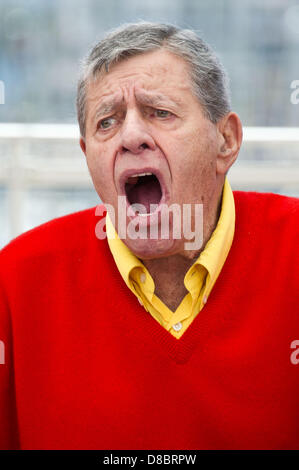 Cannes, Francia. Il 23 maggio 2013. Jerry Lewis al Cannes Film Festival 2013 assiste il photocall per 'Nebraska'. Credito: James McCauley / Alamy Live News Foto Stock