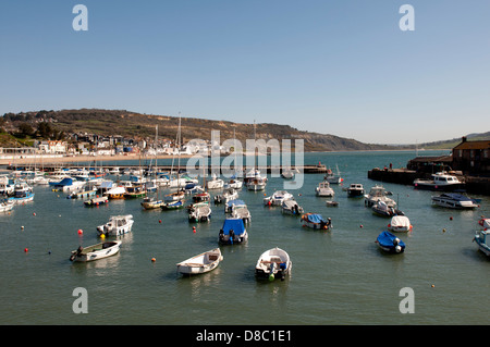 Il porto, Lyme Regis, Dorset, England, Regno Unito Foto Stock