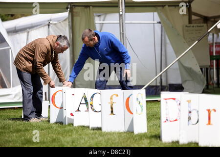 Festival di fieno, POWYS, GALLES, 2013 24/05/13 Viste generali del fieno fesitval letteraria 2013, POWYS, GALLES. Foto di: Ben Wyeth/Alamy Live News Foto Stock