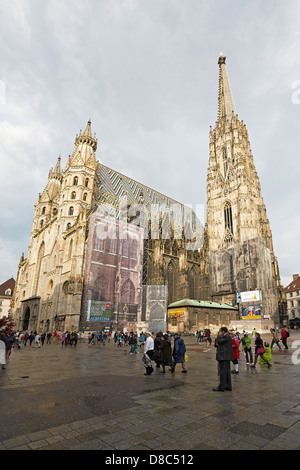 Vienna Stephansdom o Cattedrale di St Stephen Stephansplatz Foto Stock