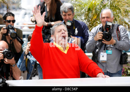 Cannes, Francia. Il 23 maggio 2013. Jerry Lewis durante il 'Max Rose' photocall al 66° Festival di Cannes. Maggio 23, 2013. Credito: dpa picture alliance / Alamy Live News Foto Stock