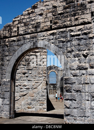 TRIAL Bay Gaol ARAKOON Parco nazionale del Nuovo Galles del Sud Australia Foto Stock