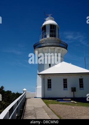 Faro sul fumoso baia HAT TESTA Parco nazionale del Nuovo Galles del Sud Australia Foto Stock