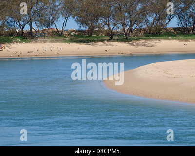 Avvolgimento creek a nambucca capi del Nuovo Galles del Sud Australia Foto Stock