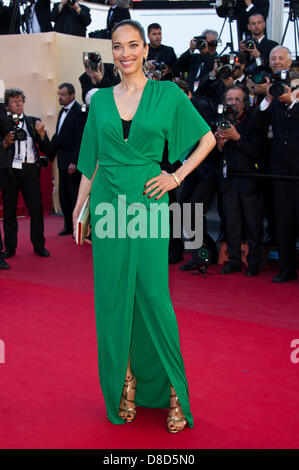 Cannes, Francia. Il 25 maggio 2013. Carmen Chaplin al Festival del Cinema di Cannes 2013 assiste il tappeto rosso arrivi per "Venere in pelliccia" Credito: James McCauley / Alamy Live News Foto Stock