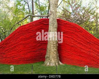 Arte pubblica visualizzazione in Madison Square Park di New York Foto Stock