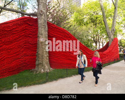 Arte pubblica visualizzazione in Madison Square Park di New York Foto Stock