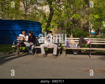 Arte pubblica visualizzazione in Madison Square Park di New York Foto Stock