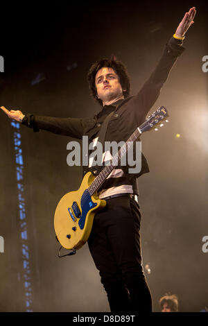 Rho Milano Italia. Il 24 maggio 2013. Il punk rock band americana Green Day esegue a Arena Fiera durante il '99 rivoluzione Tour 2013". Credito: Rodolfo Sassano/Alamy Live News Foto Stock