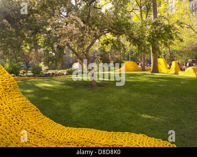 Arte pubblica visualizzazione in Madison Square Park di New York Foto Stock