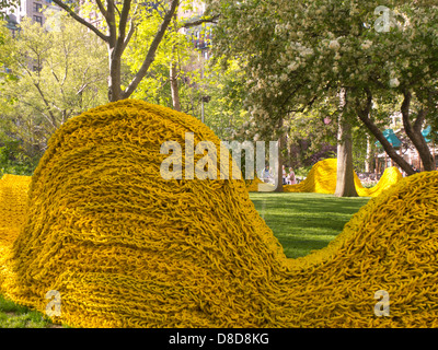 Arte pubblica visualizzazione in Madison Square Park di New York Foto Stock