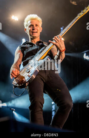 Rho Milano Italia. Il 24 maggio 2013. Il punk rock band americana Green Day esegue a Arena Fiera durante il '99 rivoluzione Tour 2013". Credito: Rodolfo Sassano/Alamy Live News Foto Stock