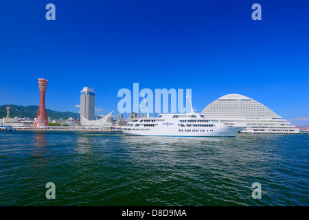 Porto di Kobe Foto Stock