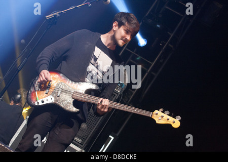 Kodaline, basata a Dublino irish rock alternativo quartet giocando inmwt arena in Derry a radio1's one big weekend. Essi erano originariamente noto come 21 richieste. Foto Stock