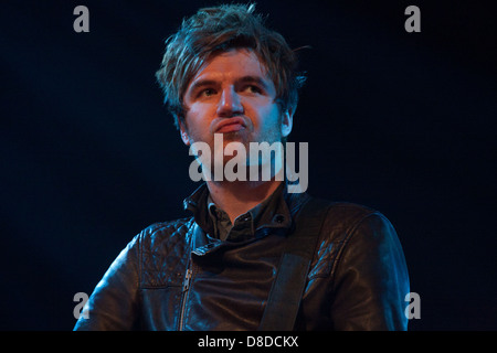 Kodaline, basata a Dublino irish rock alternativo quartet giocando inmwt arena in Derry a radio1's one big weekend. Essi erano originariamente noto come 21 richieste. Foto Stock