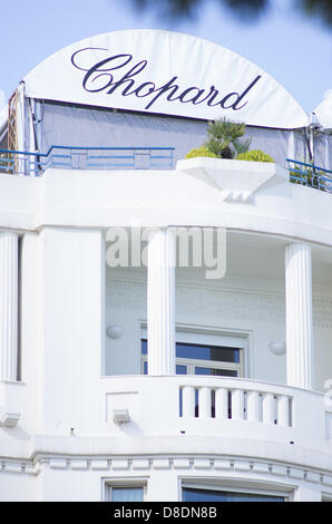 Cannes, Francia. 25 Maggio, 2013. tcannes atmosfera generale durante gli ultimi giorni di festival di pellicola su 25 maggio 2013 a Cannes, Francia. Foto Stock