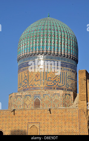 La Moschea Bibi-Khanym in Samarcanda Foto Stock