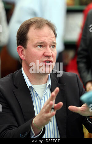 Hay on Wye, Regno Unito. Domenica 26 maggio 2013 nell'immagine: Jesse normanno re: Il Telegraph Hay Festival, Hay on Wye, POWYS, GALLES. Credito: D Legakis/Alamy Live News Foto Stock