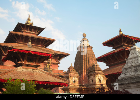 Durbar Square, Patan (Patrimonio Mondiale dell'UNESCO), Kathmandu, Nepal Foto Stock