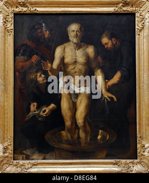 Peter Paul Rubens (1577-1640). Tedesco-nato fiammingo pittore barocco. La morte di Seneca, 1614. Alte Pinakothek. Monaco di Baviera. Germania. Foto Stock