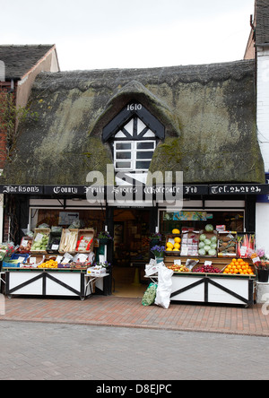 Primrose Cottage di frutta e verdura store Mill Street Stafford Staffordshire Foto Stock