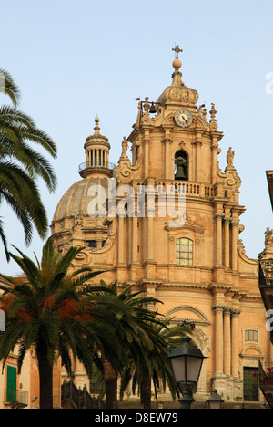 L'Italia, sicilia, Ragusa Ibla, Duomo di San Giorgio e Chiesa, Foto Stock