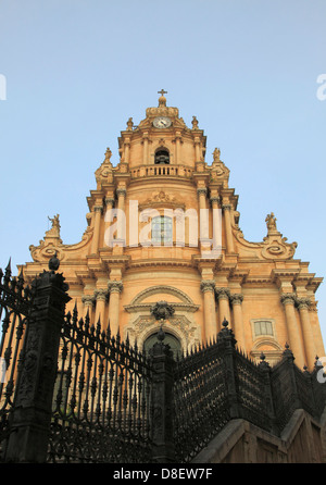 L'Italia, sicilia, Ragusa Ibla, Duomo di San Giorgio e Chiesa, Foto Stock