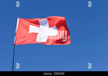 Bandiera della Svizzera Foto Stock