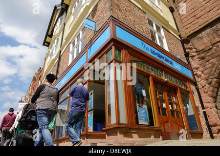 Co-Operative filiale di banca in Chester Foto Stock