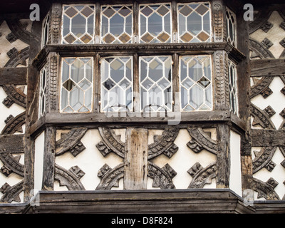 Il Feathers Hotel a Ludlow, southern Shropshire, Regno Unito costruito nel 1619 da un avvocato locale Rees Jones Foto Stock