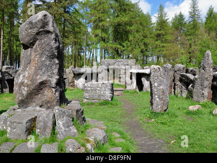 Druid tempio, Masham, nello Yorkshire, Regno Unito Foto Stock