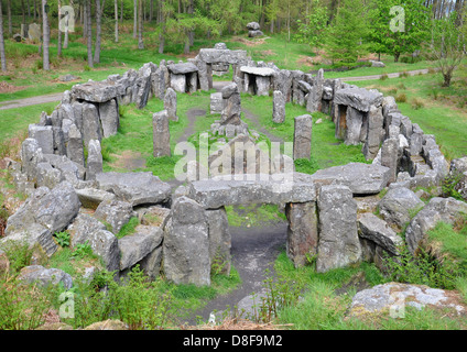 Druid tempio, Masham, nello Yorkshire, Regno Unito Foto Stock